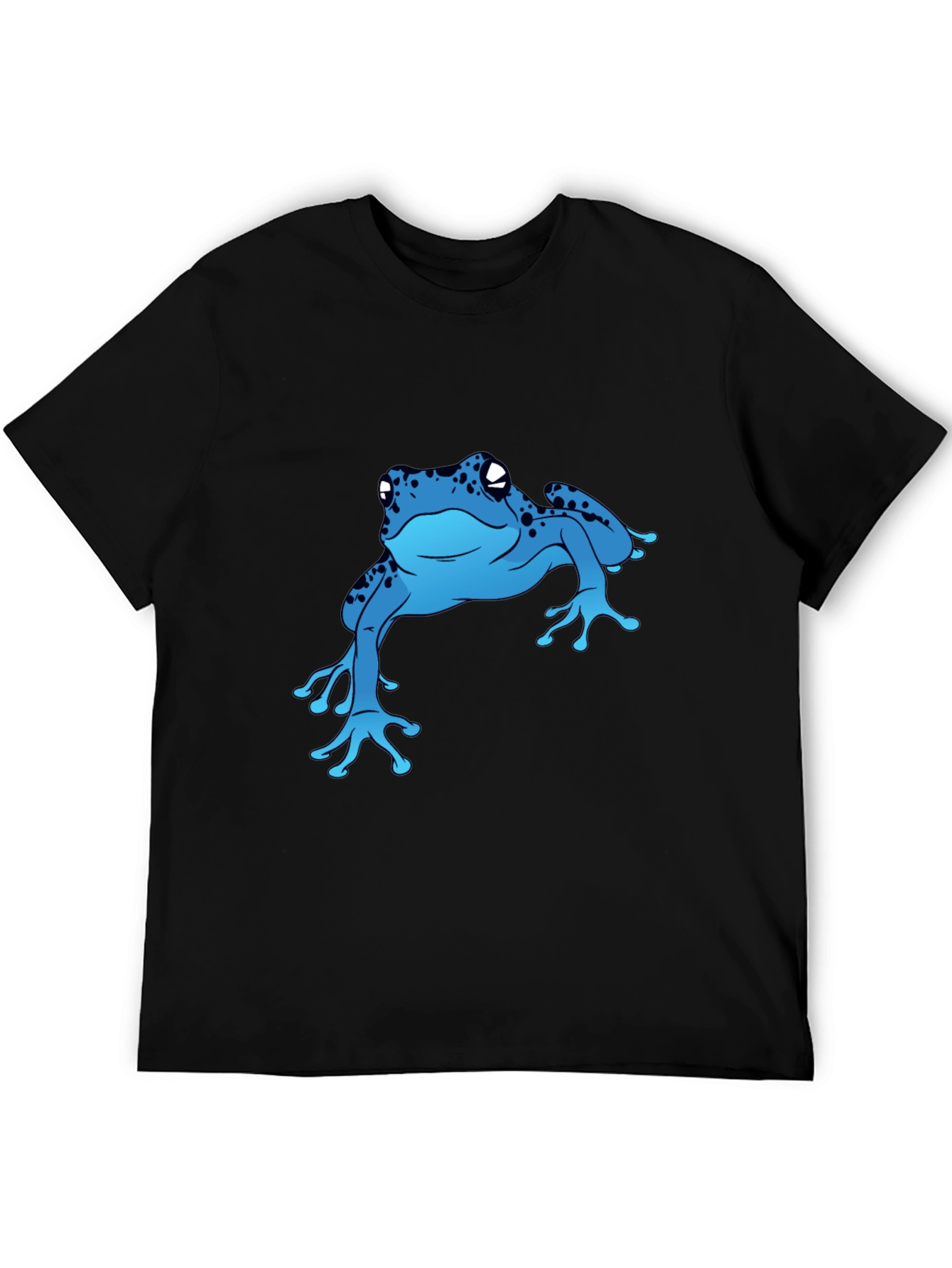 Blue Frog Graphic T-Shirt - Casual Style