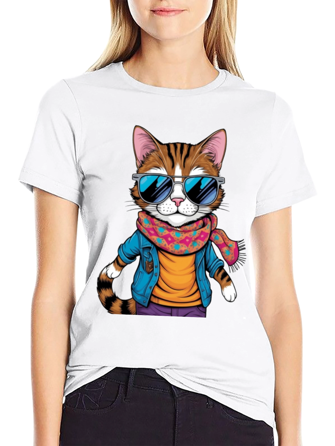 Cool Cat Graphic Tee - Unisex T-Shirt
