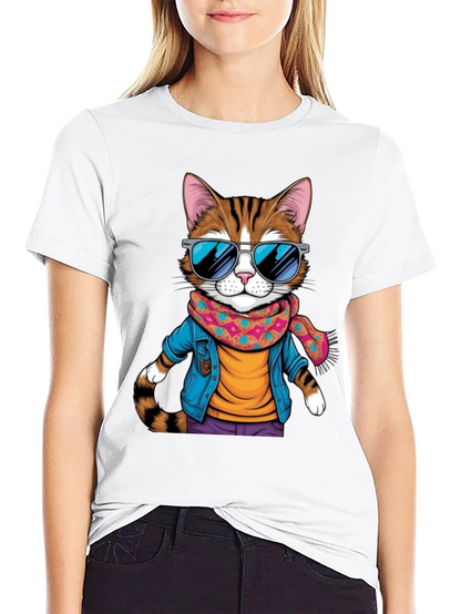 Cool Cat Graphic Tee - Unisex T-Shirt