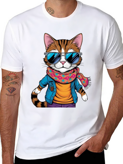 Cool Cat Graphic Tee - Unisex T-Shirt