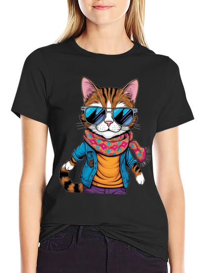 Cool Cat Graphic Tee - Unisex T-Shirt