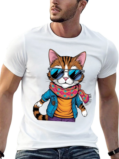 Cool Cat Graphic Tee - Unisex T-Shirt