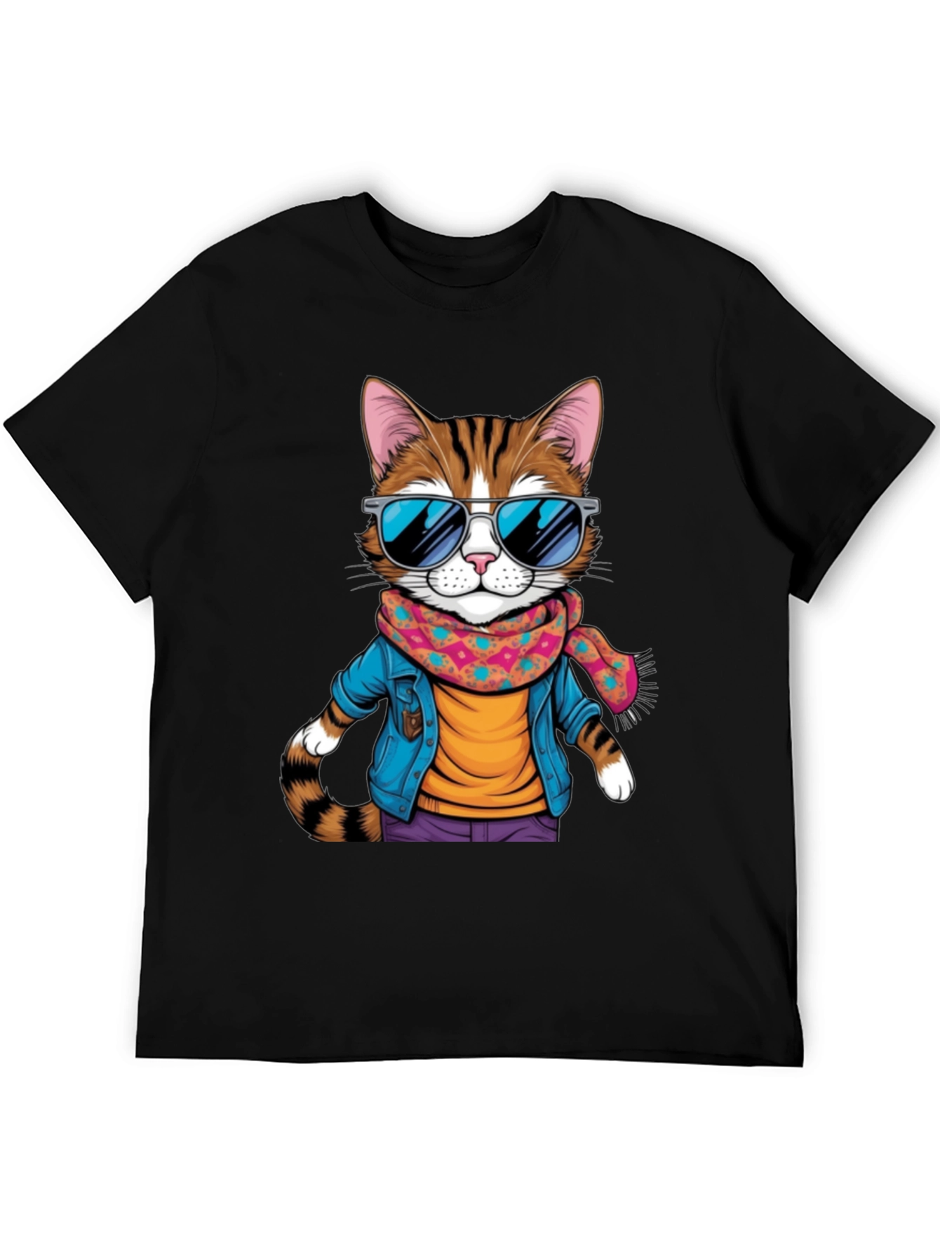 Cool Cat Graphic Tee - Unisex T-Shirt