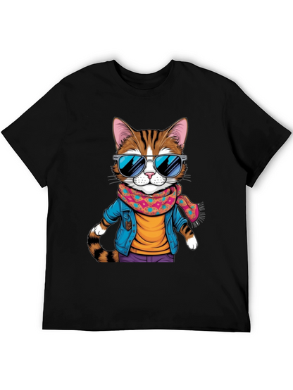 Cool Cat Graphic Tee - Unisex T-Shirt