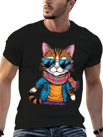 Cool Cat Graphic Tee - Unisex T-Shirt