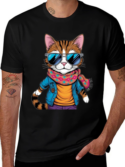 Cool Cat Graphic Tee - Unisex T-Shirt