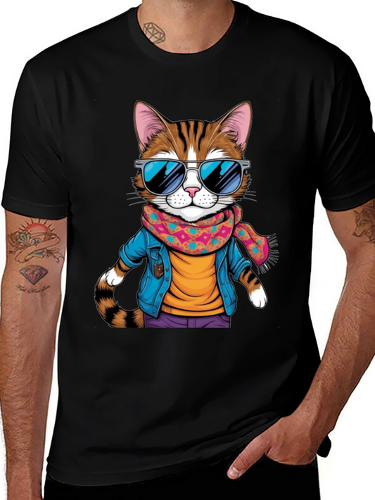 Cool Cat Graphic Tee - Unisex T-Shirt