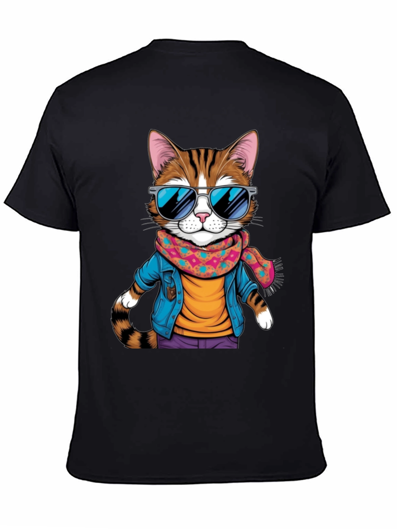 Cool Cat Graphic Tee - Unisex T-Shirt