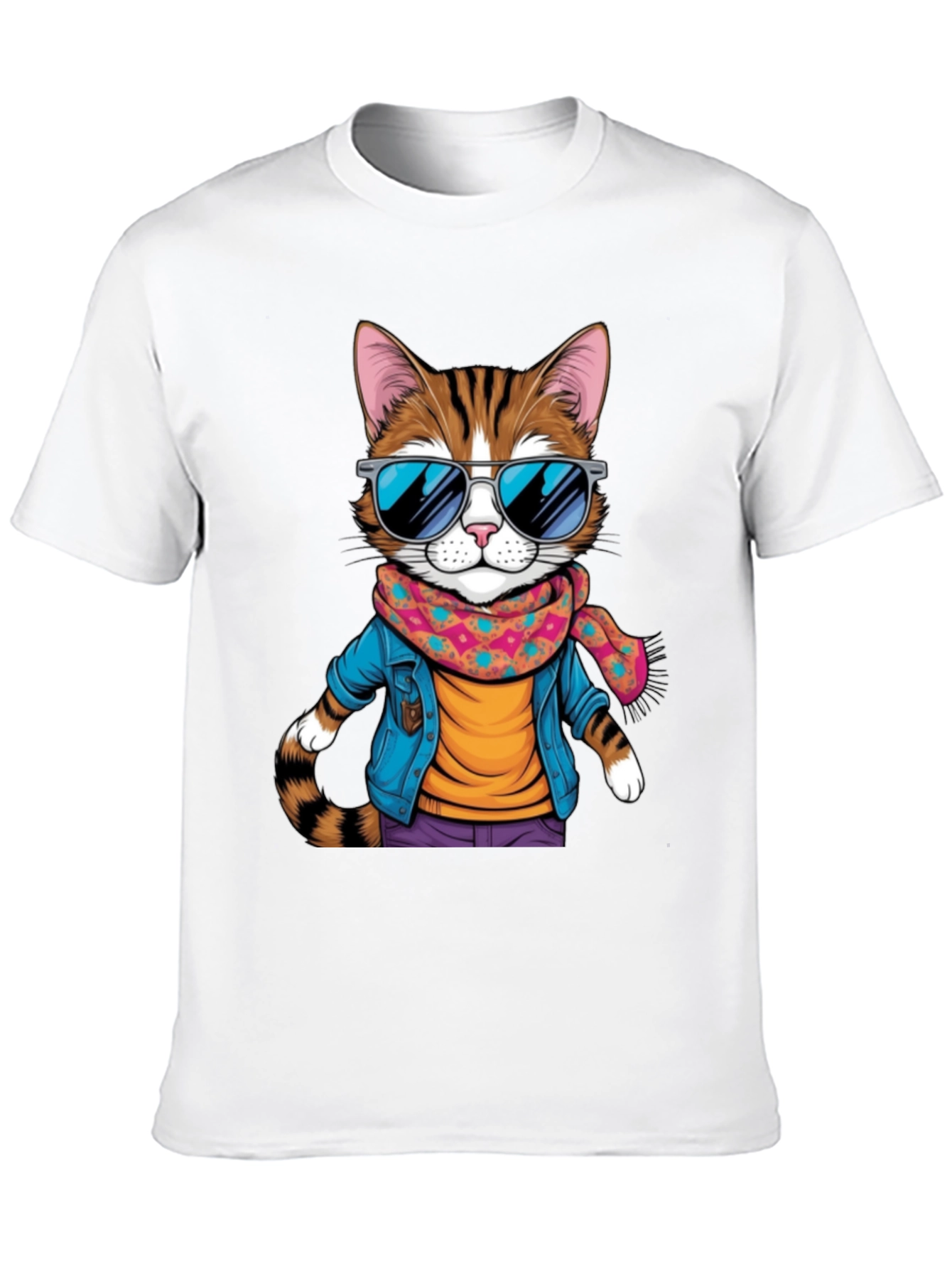 Cool Cat Graphic Tee - Unisex T-Shirt