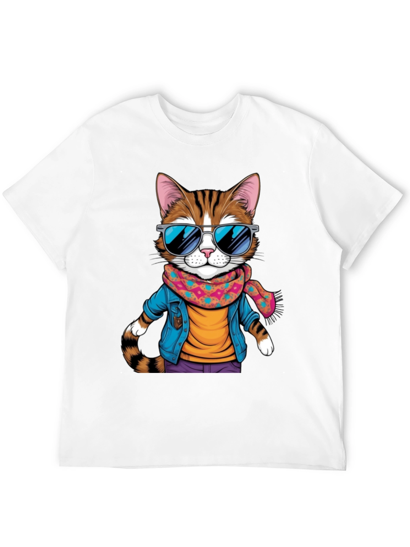 Cool Cat Graphic Tee - Unisex T-Shirt