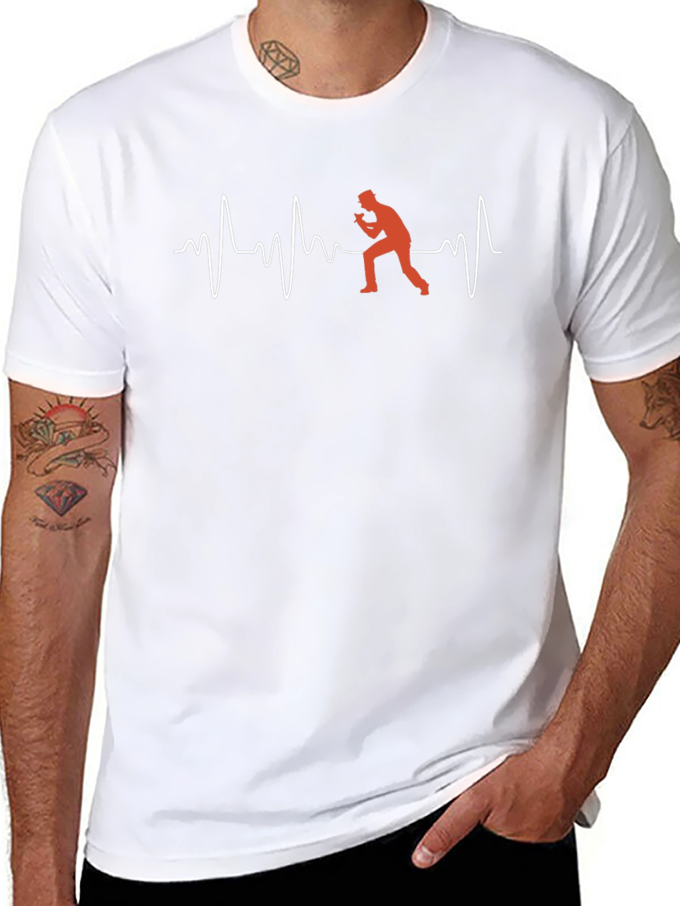 Table Tennis Heartbeat T-Shirt