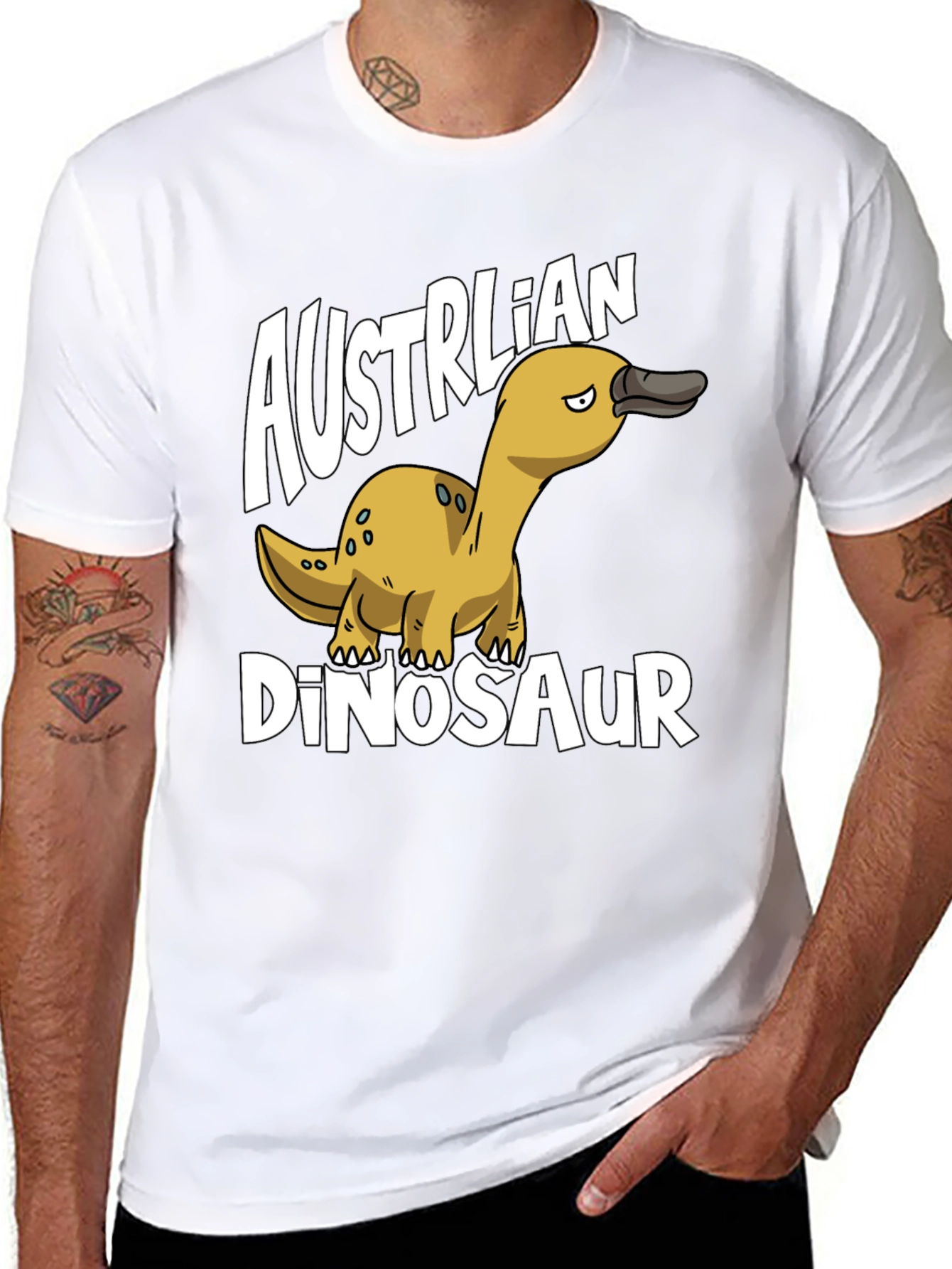 Australian Dinosaur T-Shirt - Unique Design