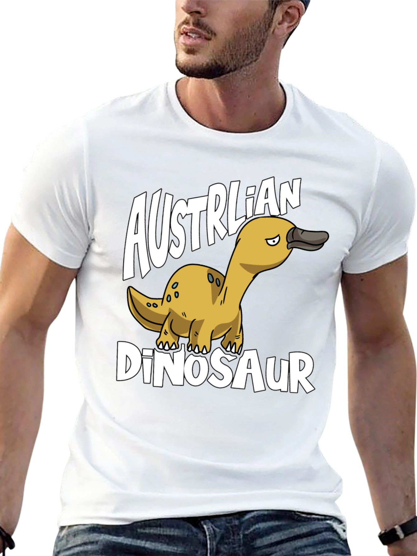 Australian Dinosaur T-Shirt - Unique Design