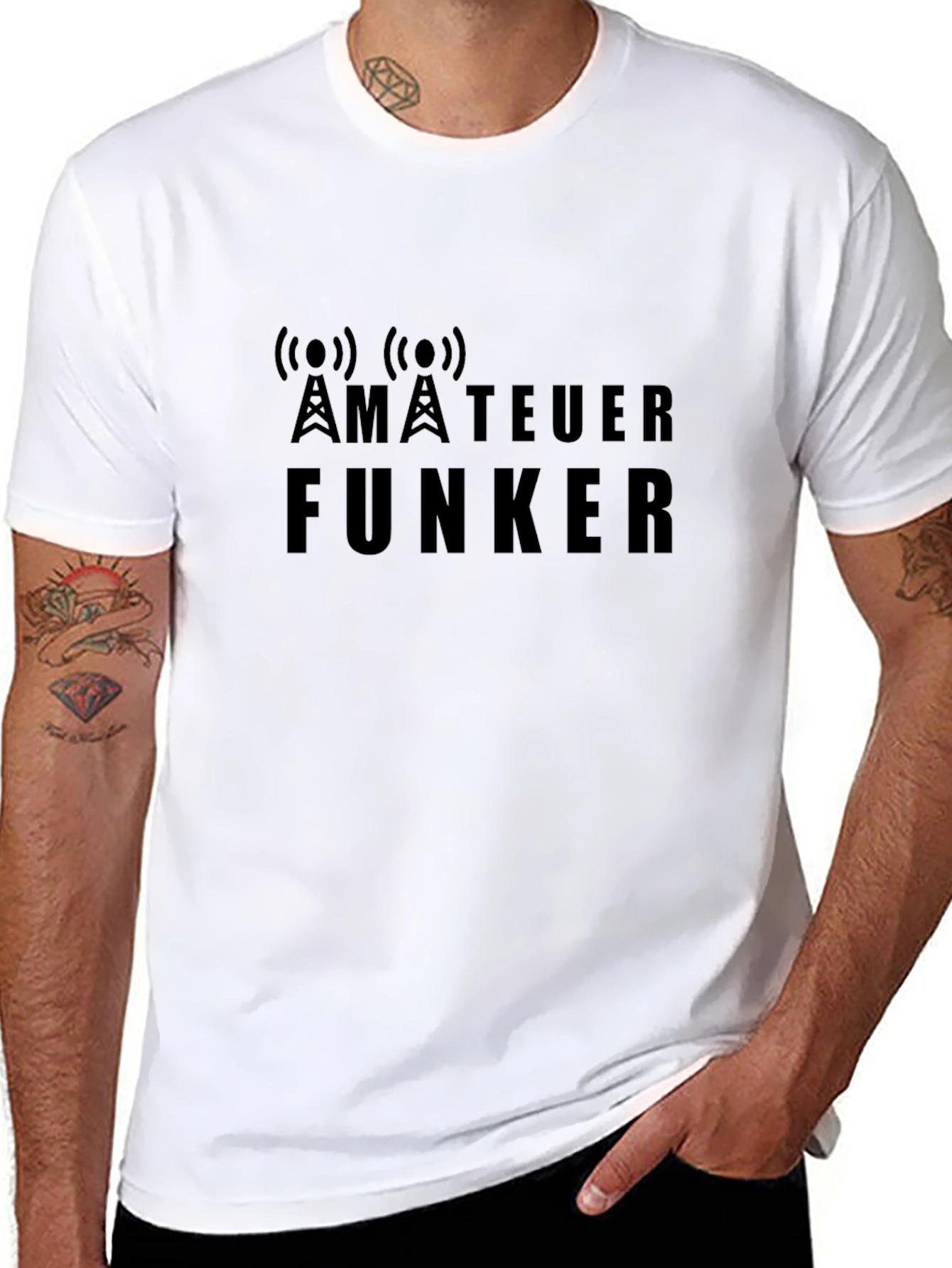 Amateur Funker Black T-Shirt