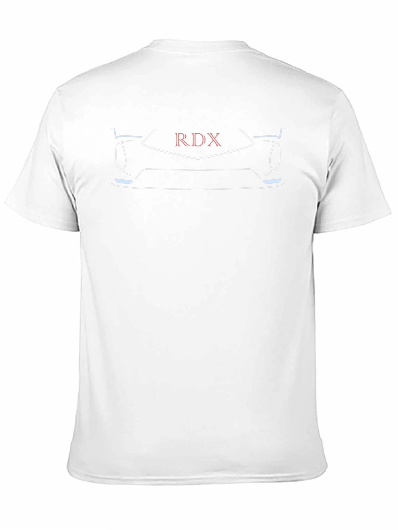 RDX Car Outline Graphic Black T-Shirt