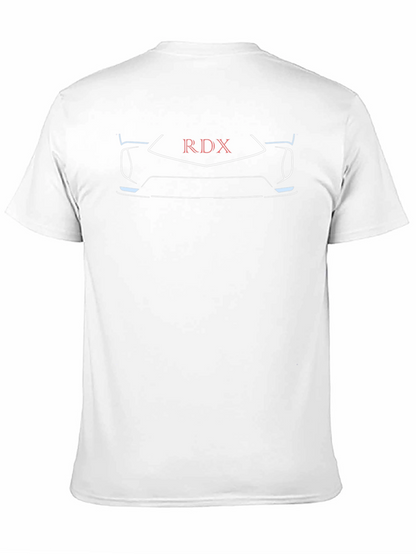 RDX Car Outline Graphic Black T-Shirt