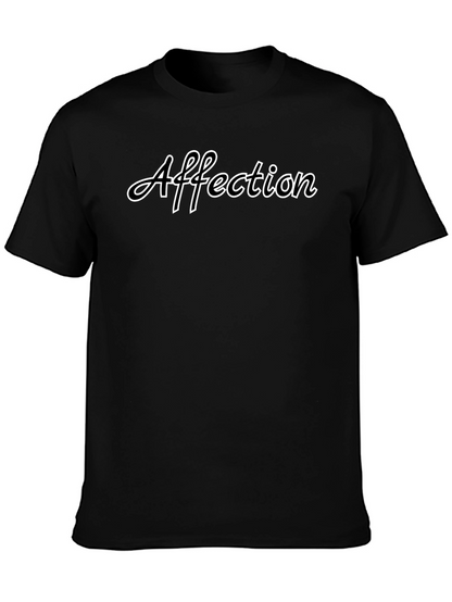 Affection Graphic Tee - Black Unisex T-Shirt