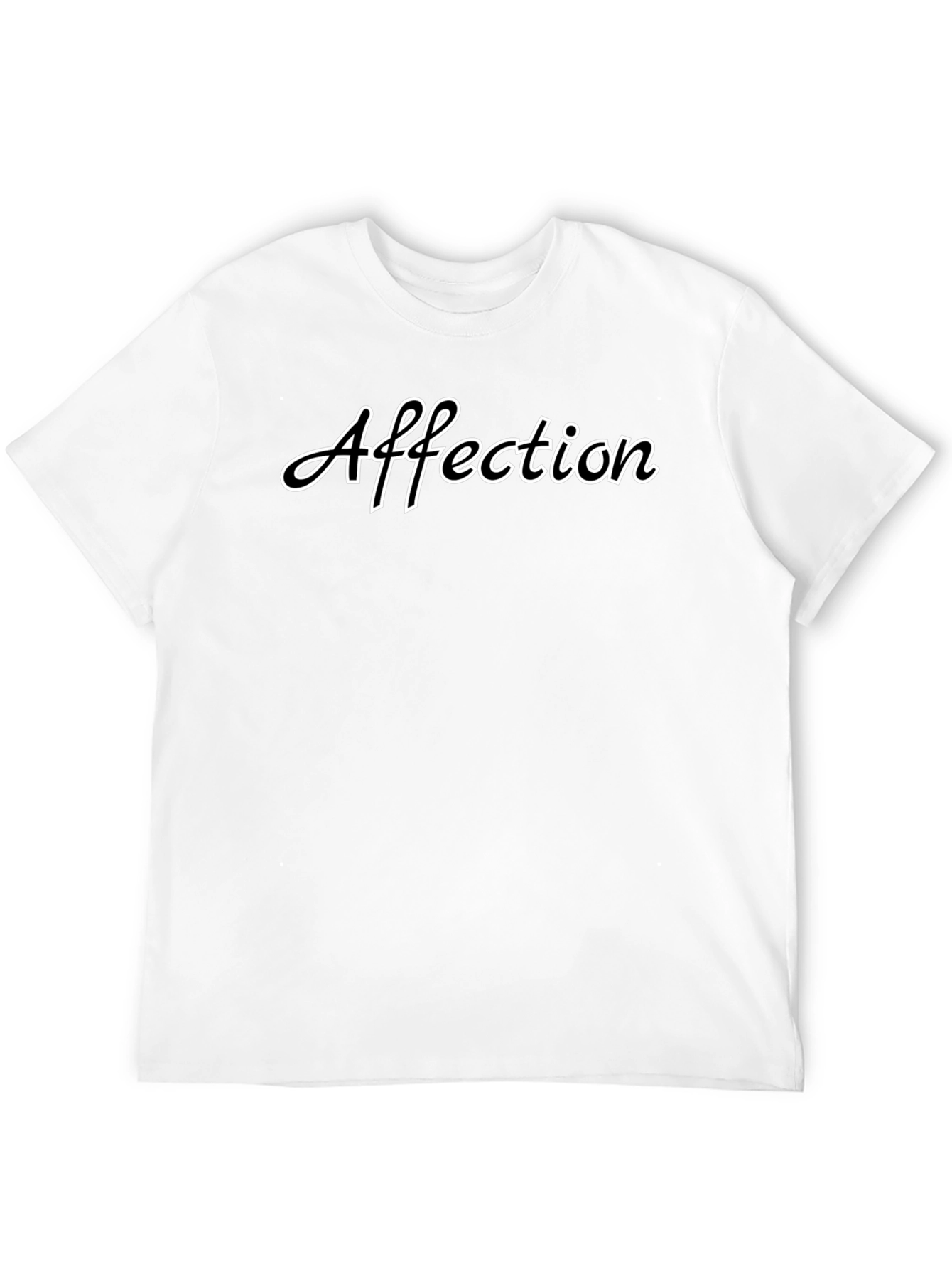 Affection Graphic Tee - Black Unisex T-Shirt