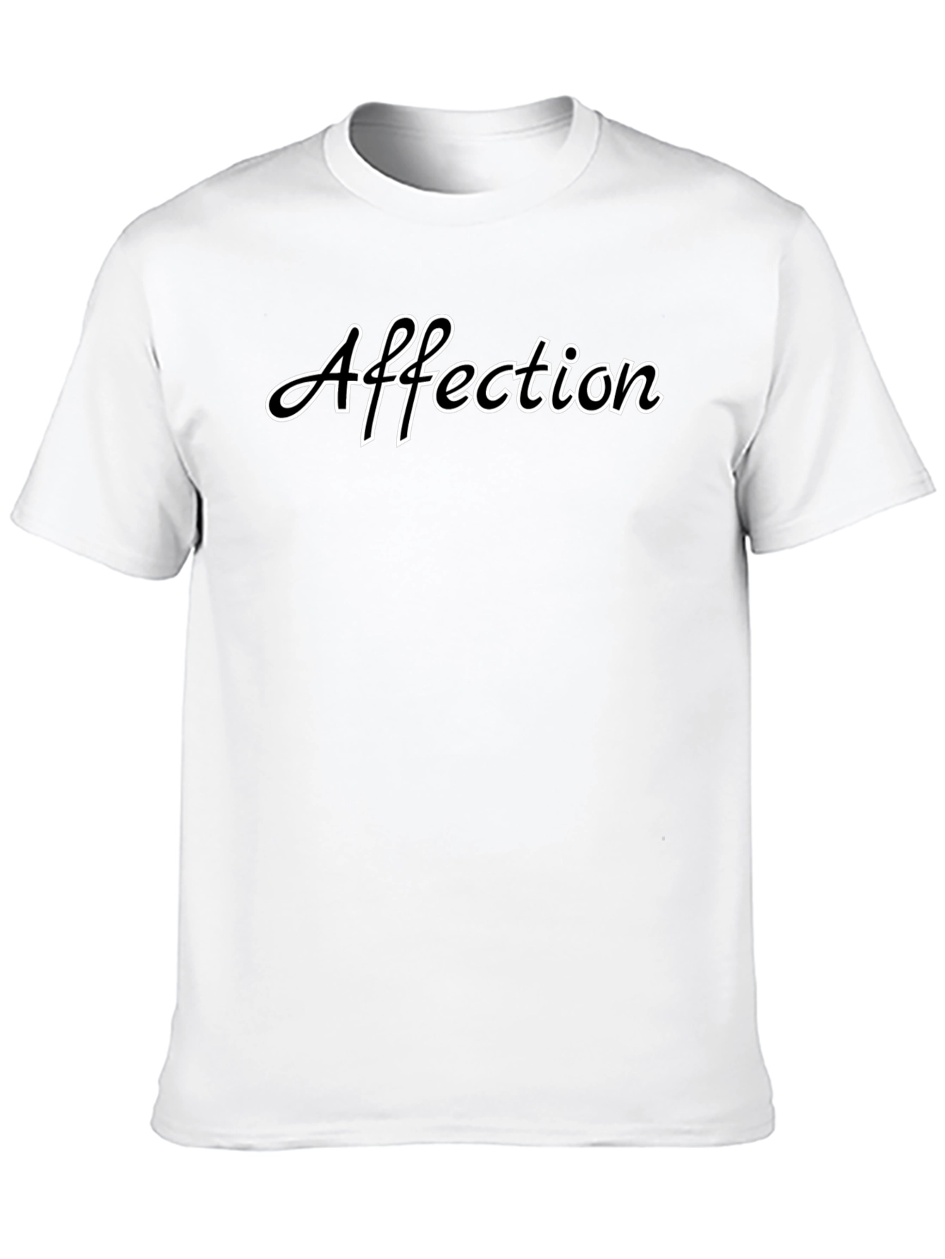 Affection Graphic Tee - Black Unisex T-Shirt