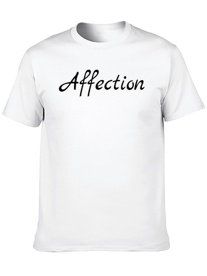 Affection Graphic Tee - Black Unisex T-Shirt