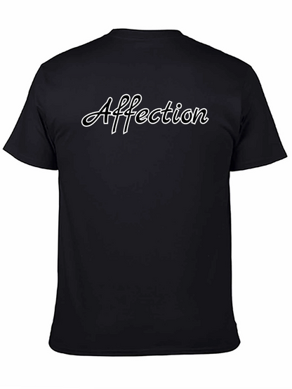 Affection Graphic Tee - Black Unisex T-Shirt