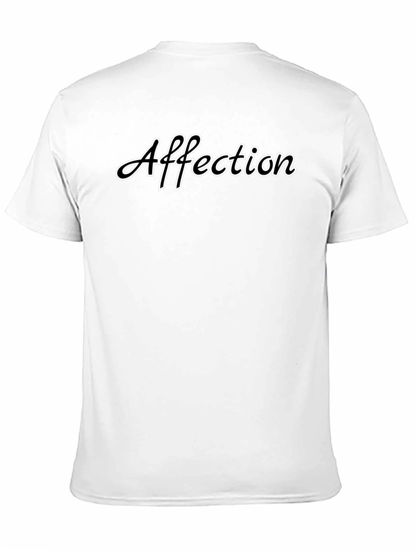 Affection Graphic Tee - Black Unisex T-Shirt