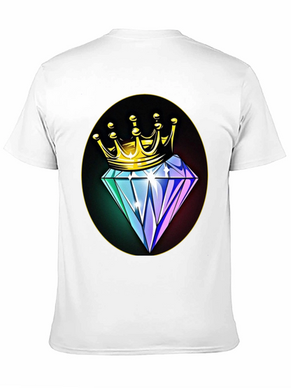 Crown Diamond Graphic Tee - Mens Black T-Shirt