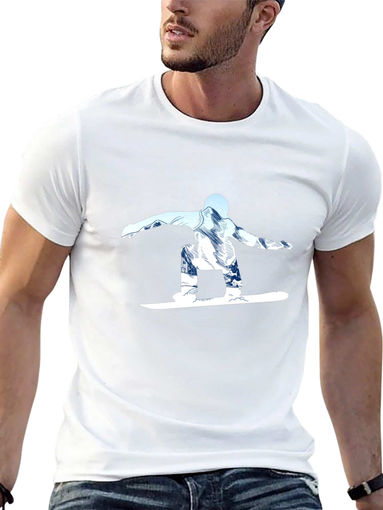 Snowboarder Graphic T-Shirt