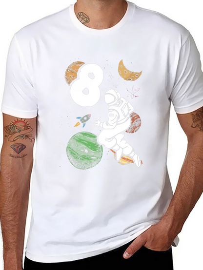 Astronaut 8th Birthday T-Shirt