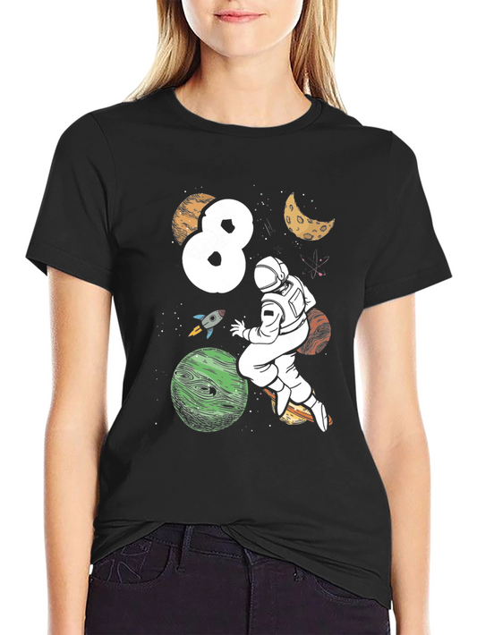 Astronaut 8th Birthday T-Shirt