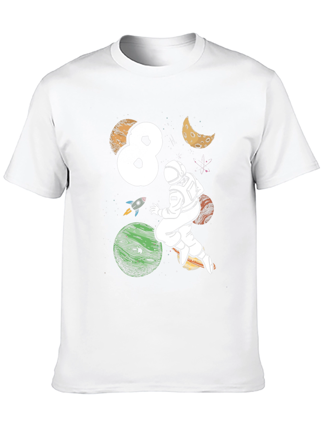 Astronaut 8th Birthday T-Shirt