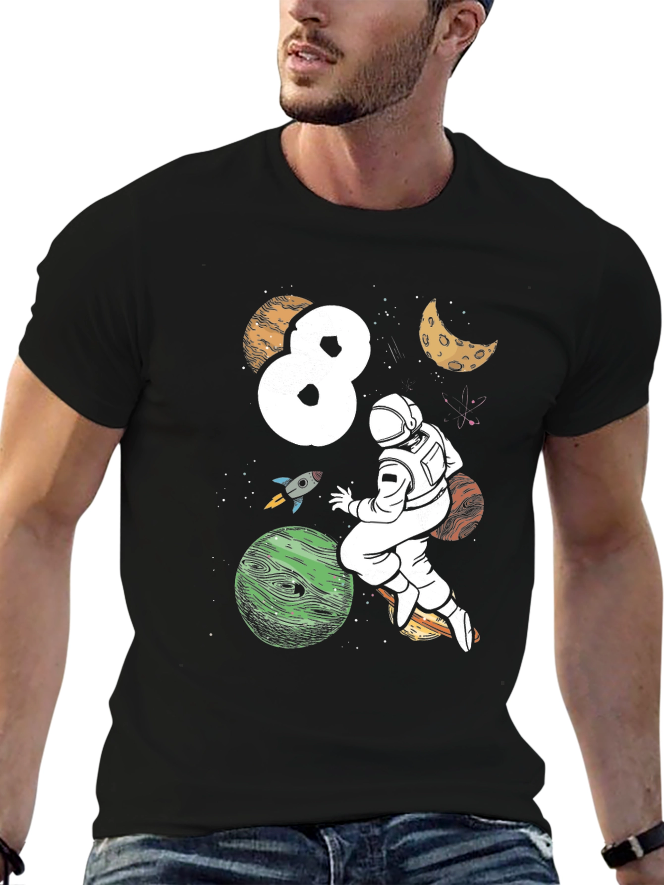 Astronaut 8th Birthday T-Shirt