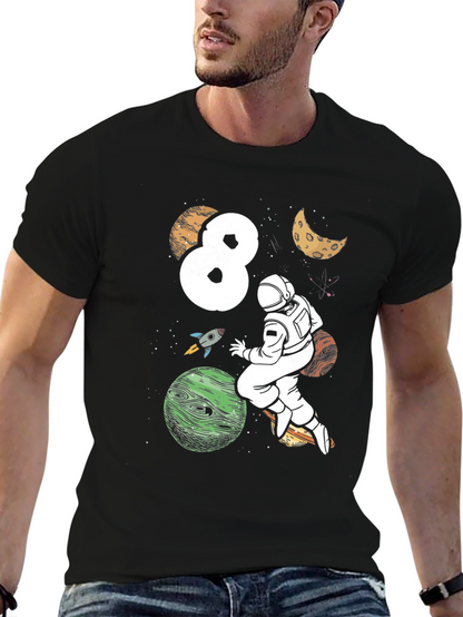 Astronaut 8th Birthday T-Shirt