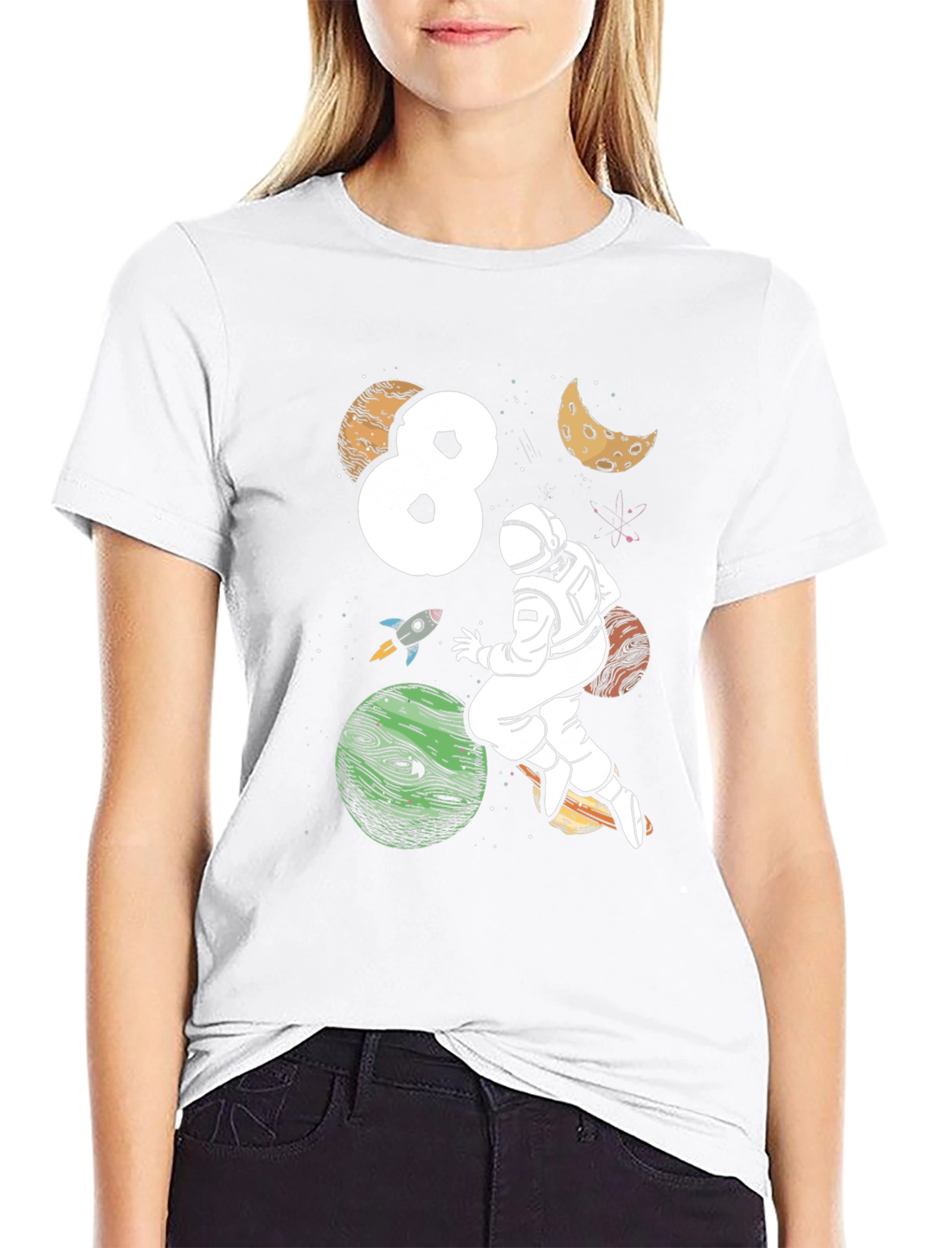 Astronaut 8th Birthday T-Shirt