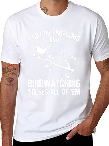 Birdwatching Solves All T-Shirt
