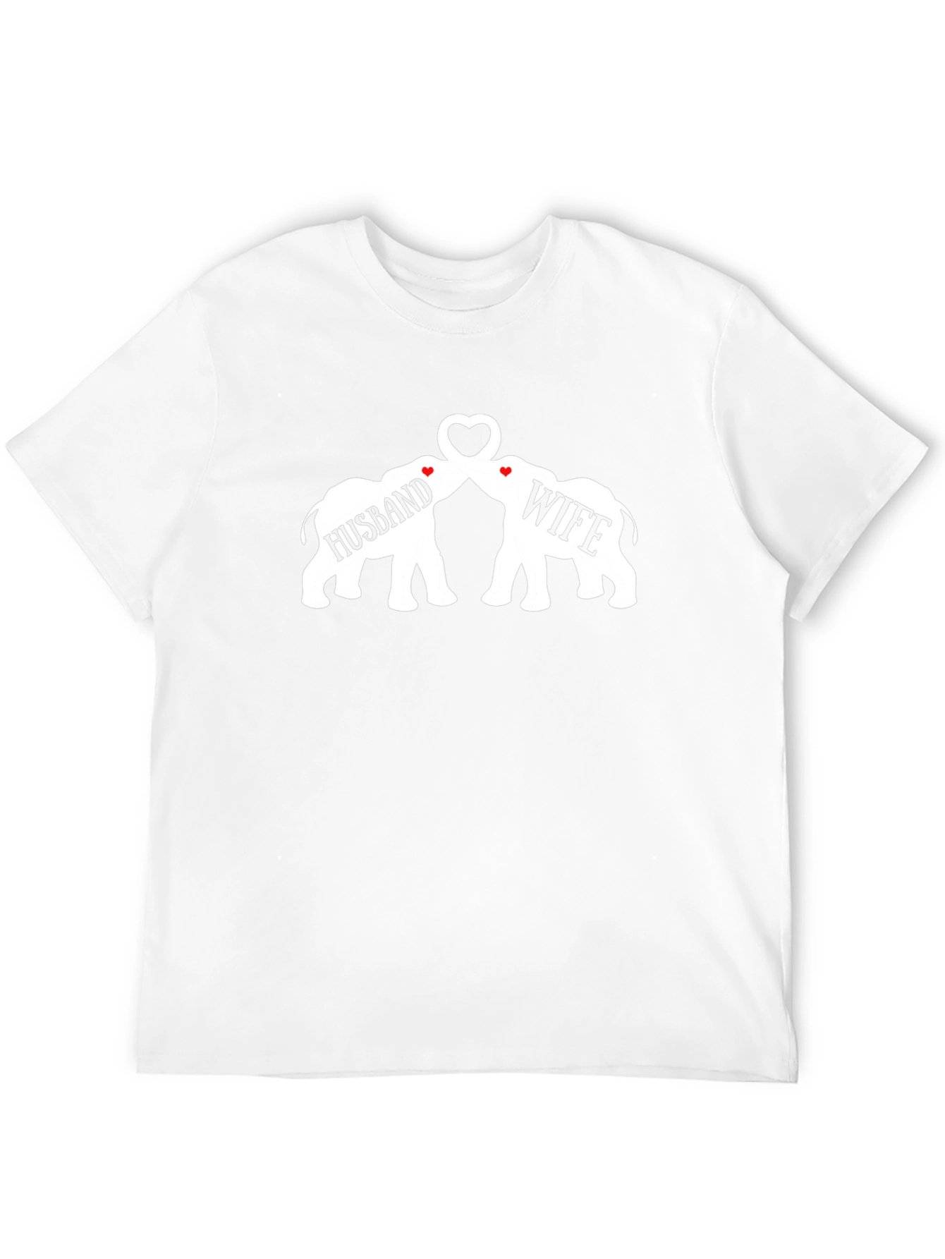 Husband & Wife Matching Elephant T-Shirt