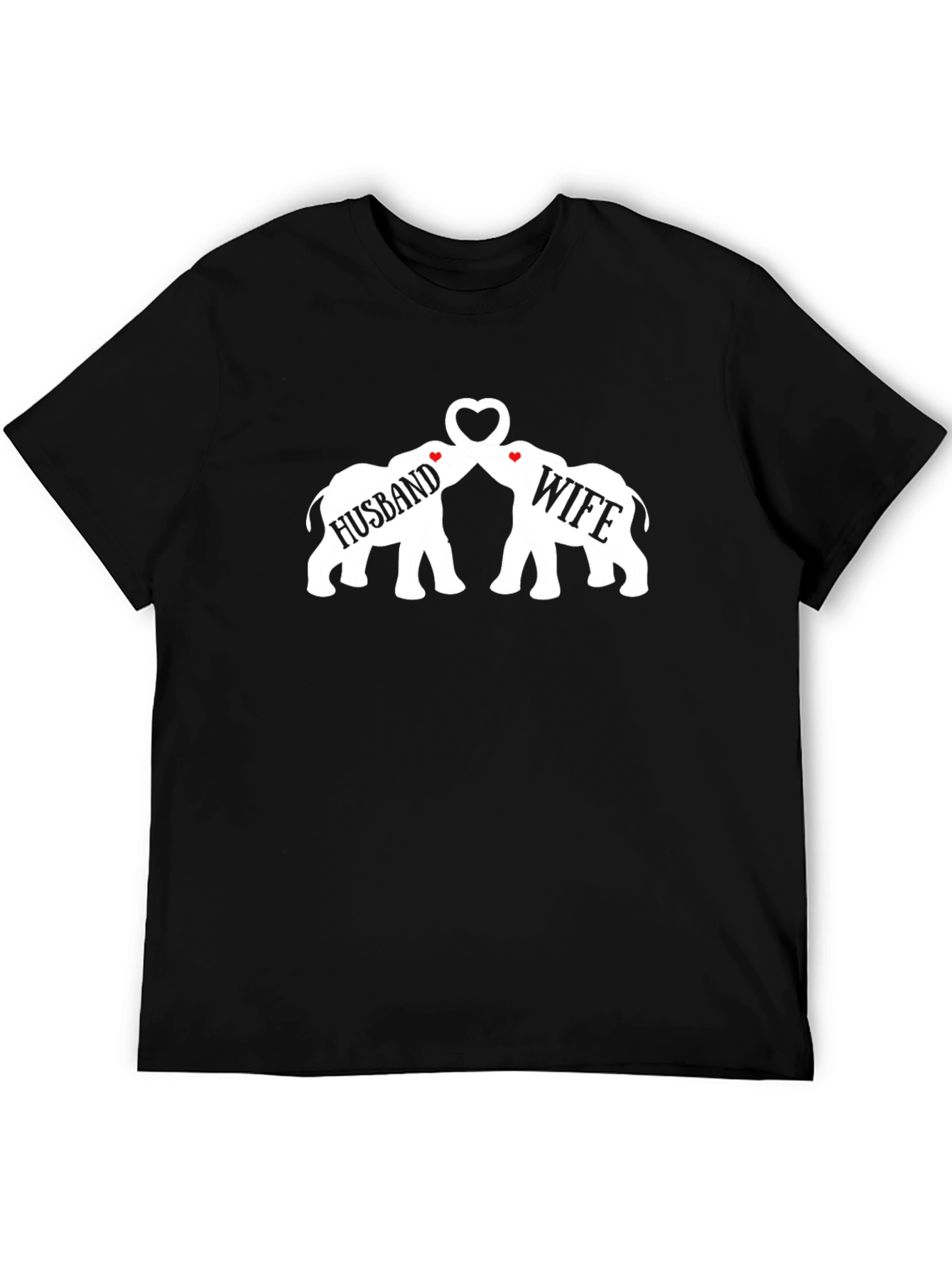 Husband & Wife Matching Elephant T-Shirt