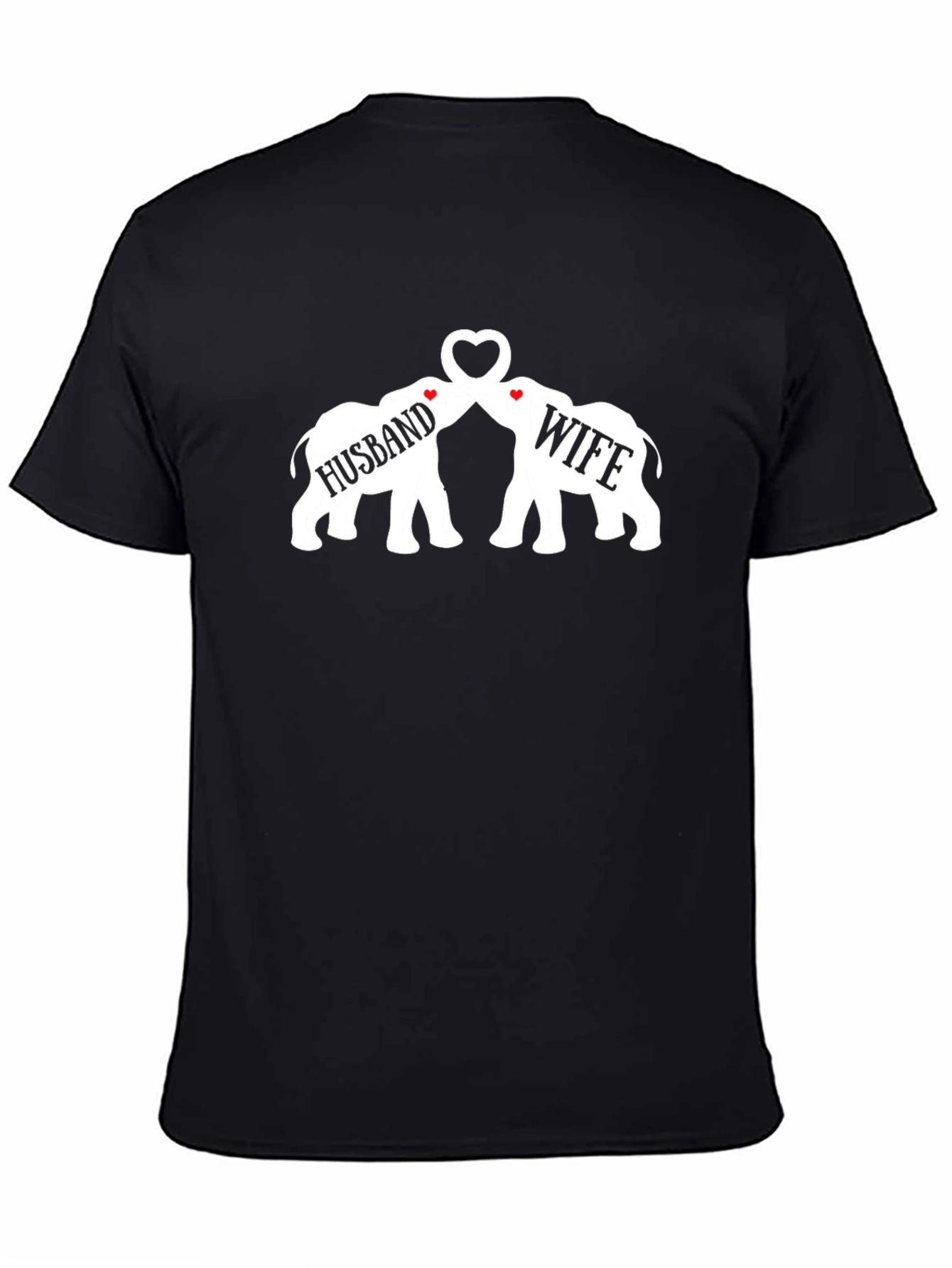 Husband & Wife Matching Elephant T-Shirt