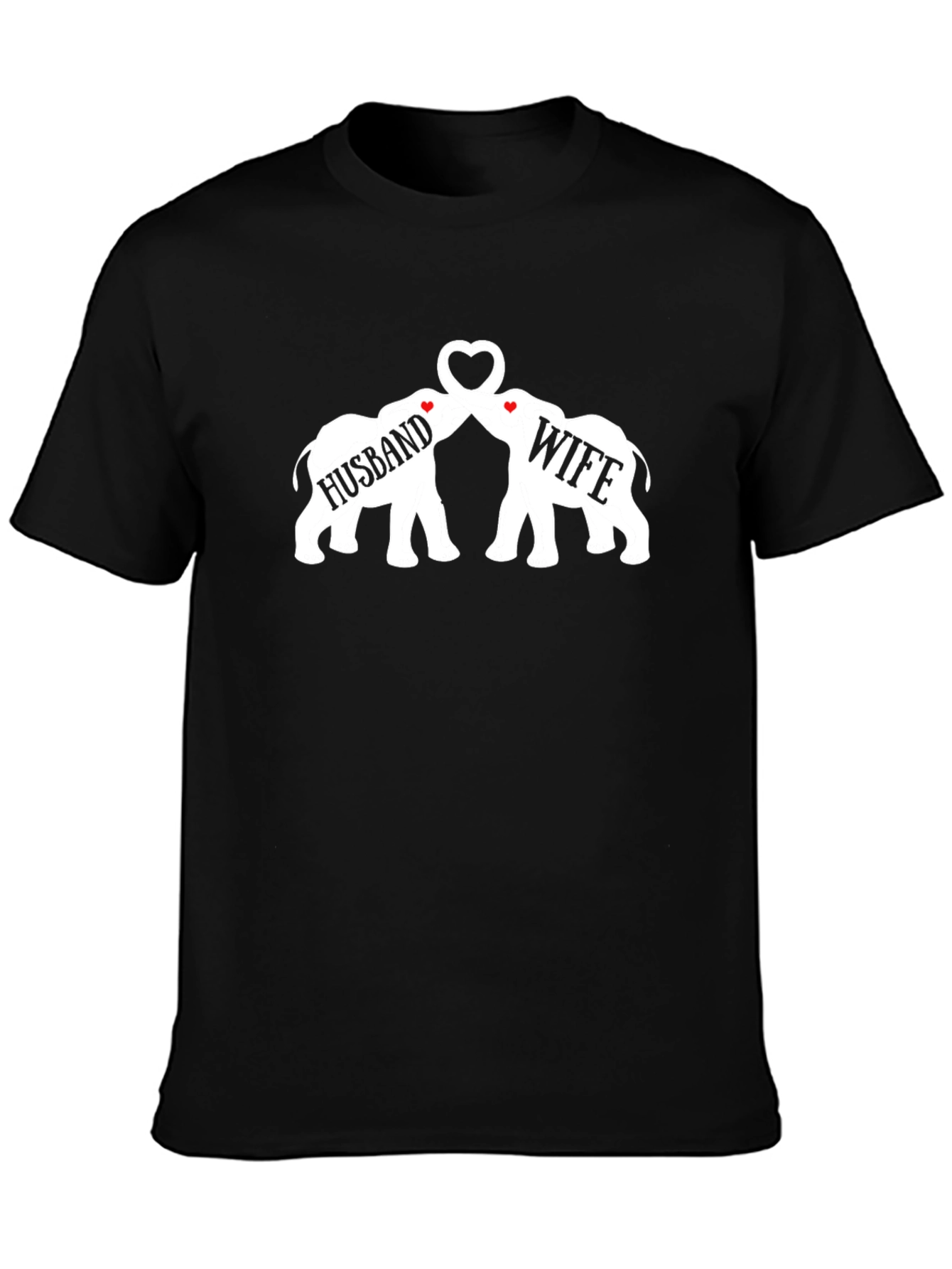 Husband & Wife Matching Elephant T-Shirt