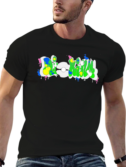 Graffiti Style Graphic Tee - Urban Streetwear