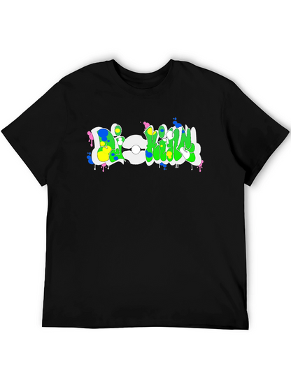 Graffiti Style Graphic Tee - Urban Streetwear