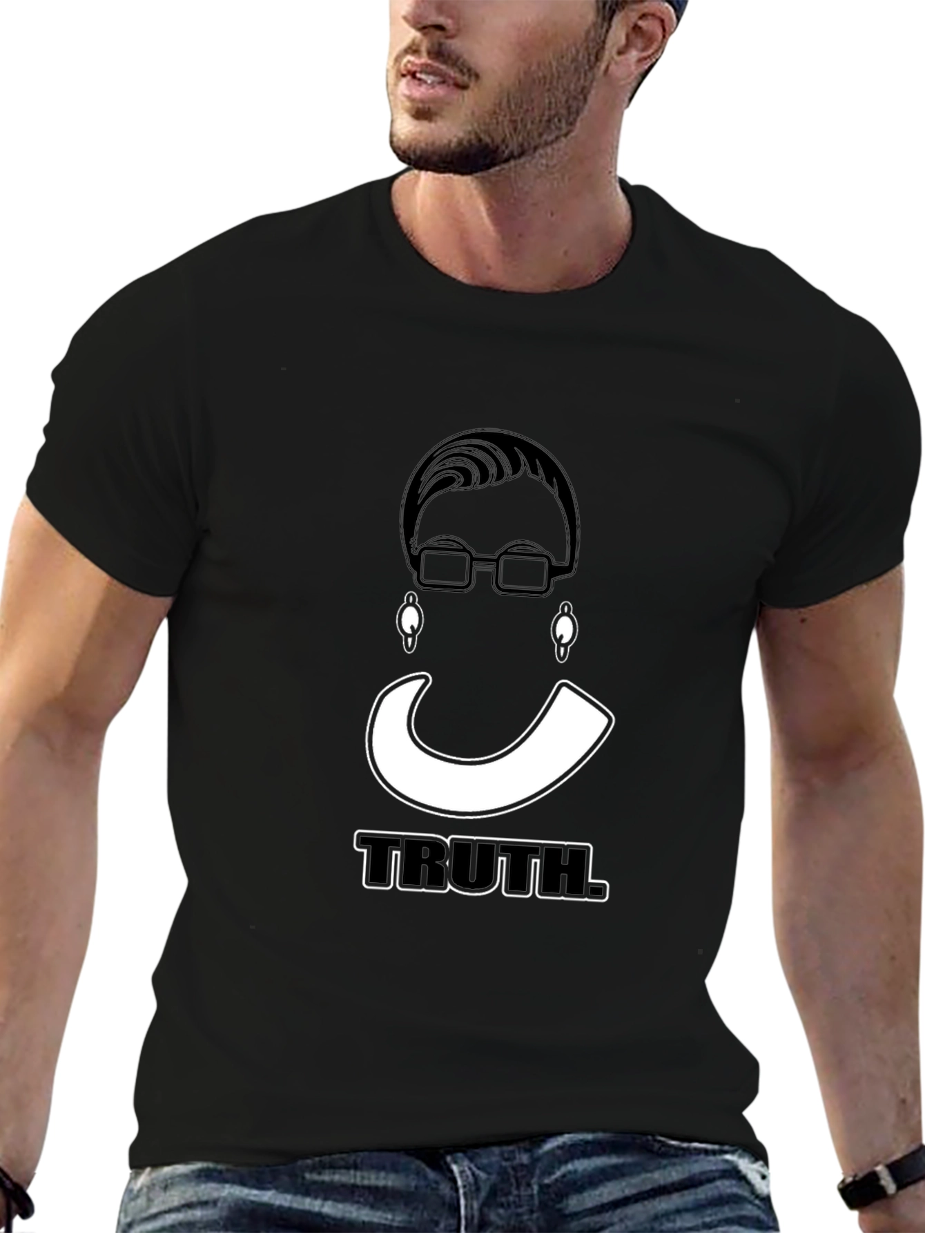 Truth Graphic Tee - Stylish Black T-Shirt