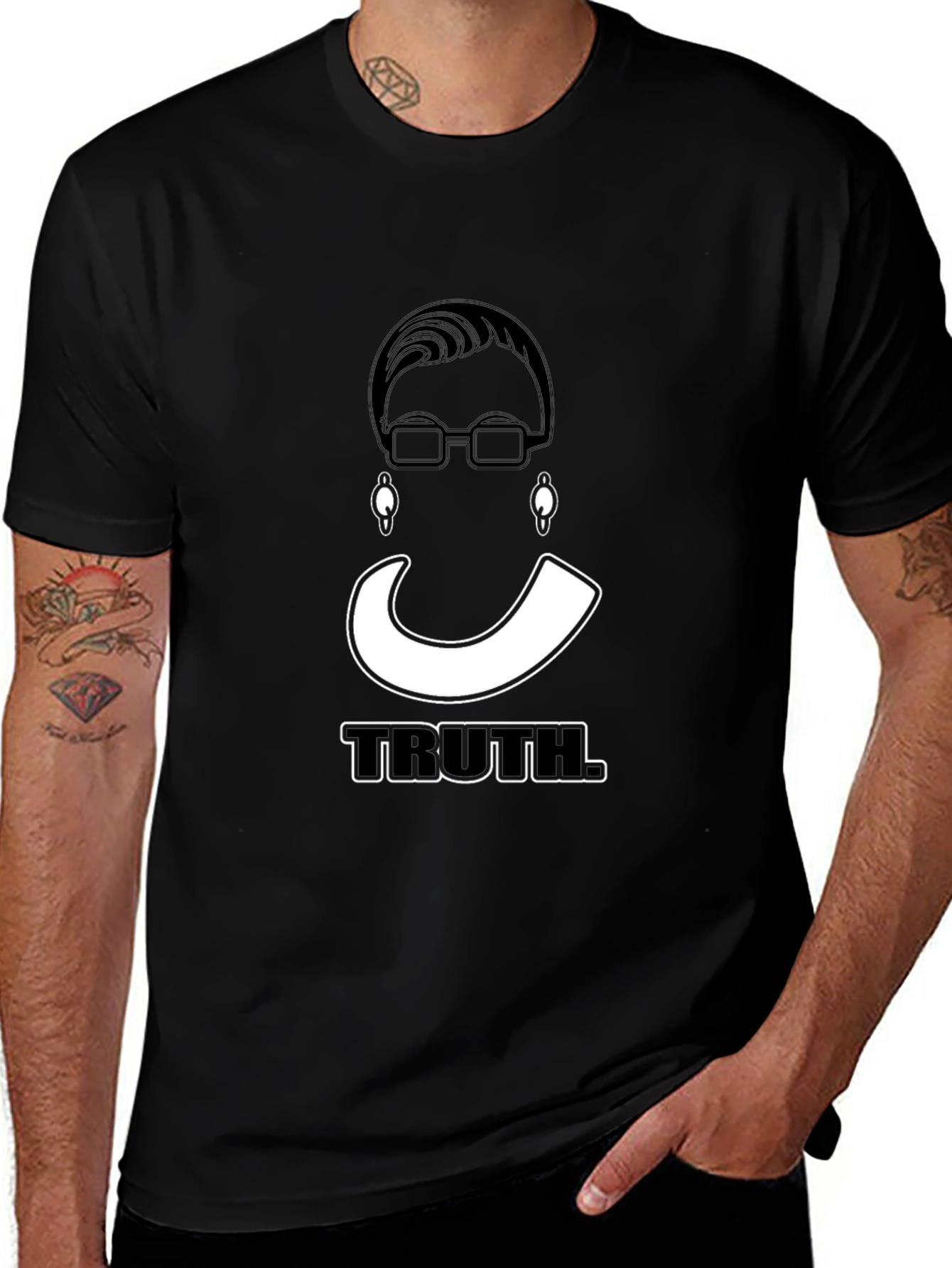 Truth Graphic Tee - Stylish Black T-Shirt