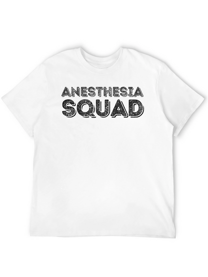 Anesthesia Squad Black T-Shirt - Medical Team Apparel