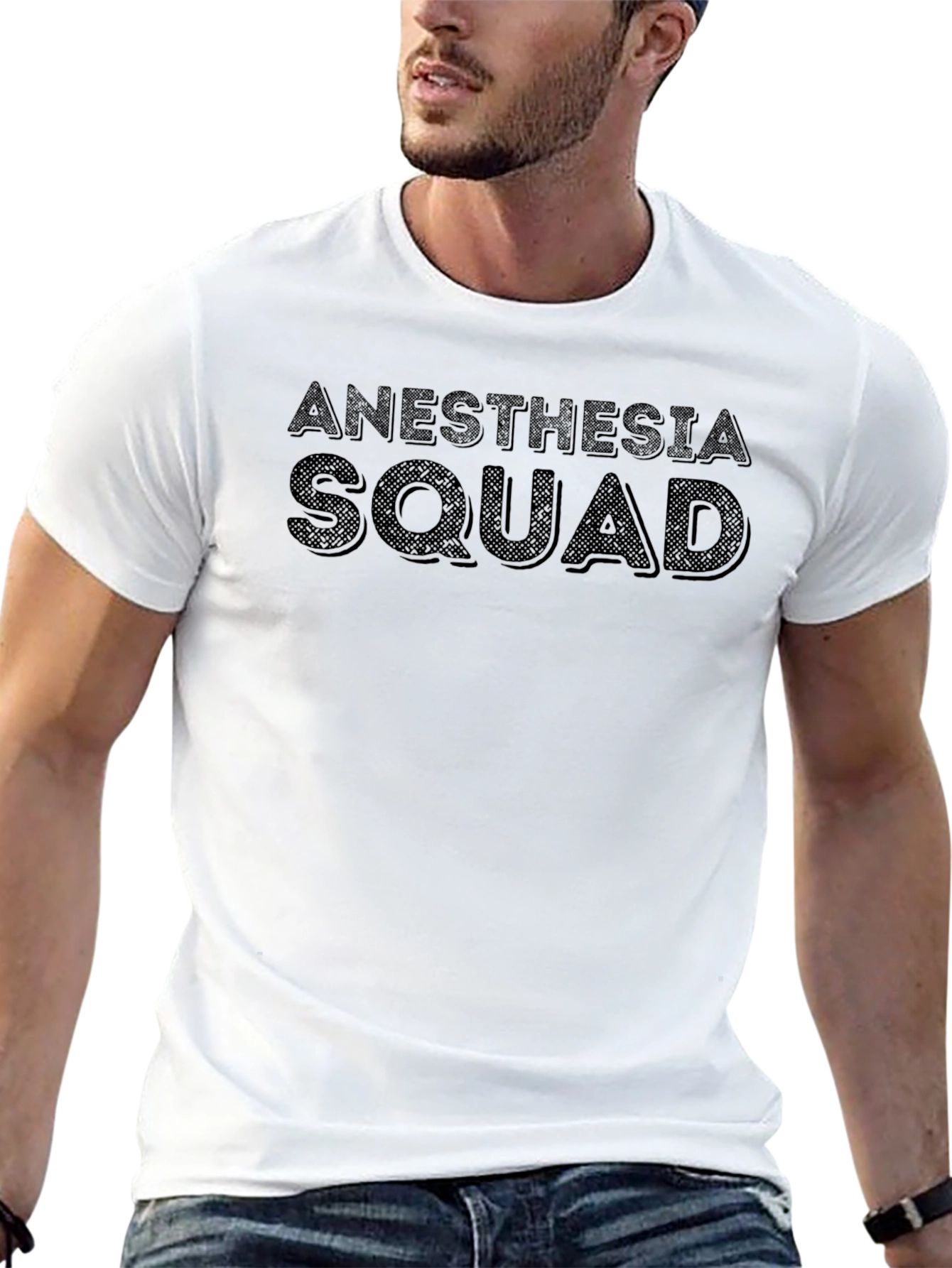 Anesthesia Squad Black T-Shirt - Medical Team Apparel