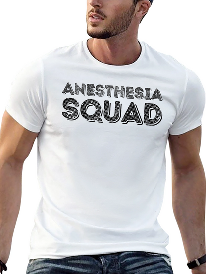 Anesthesia Squad Black T-Shirt - Medical Team Apparel