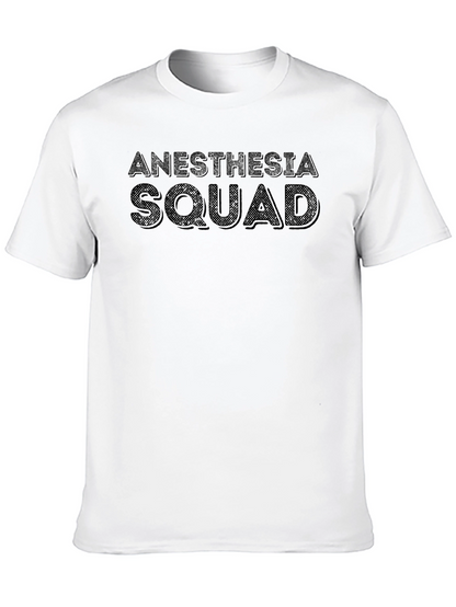 Anesthesia Squad Black T-Shirt - Medical Team Apparel