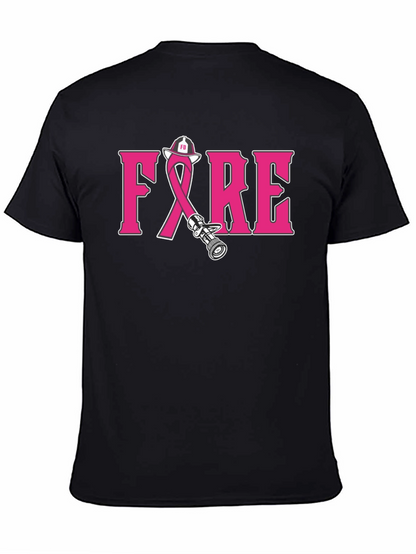 Firefighter Breast Cancer Awareness T-Shirt