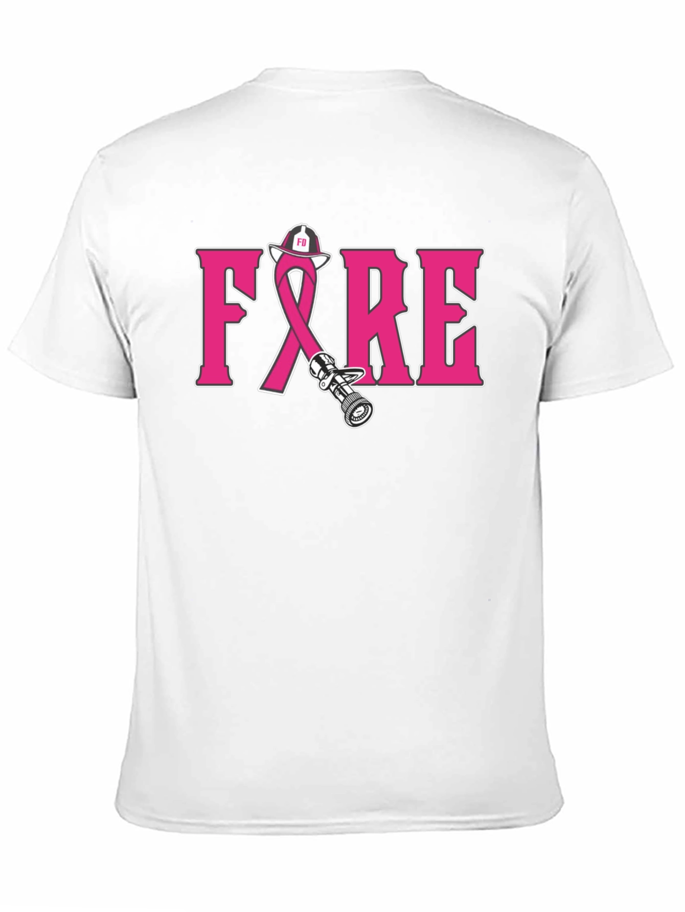 Firefighter Breast Cancer Awareness T-Shirt