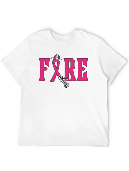 Firefighter Breast Cancer Awareness T-Shirt